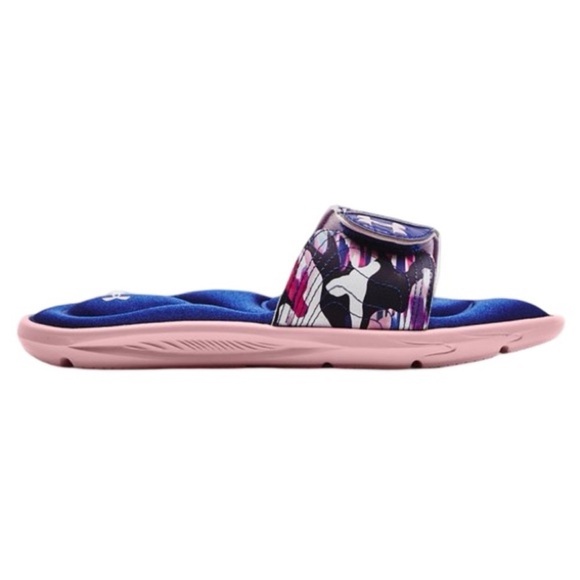 UNDER ARMOUR • Kids UA Girls Ignite VI Graphic Strap Slides Sandals - Picture 4 of 5